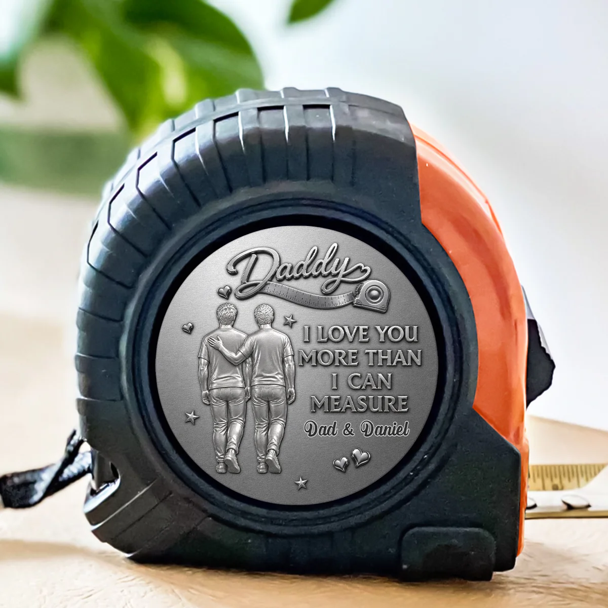 Dad Love - Personalized Custom Tape Measure