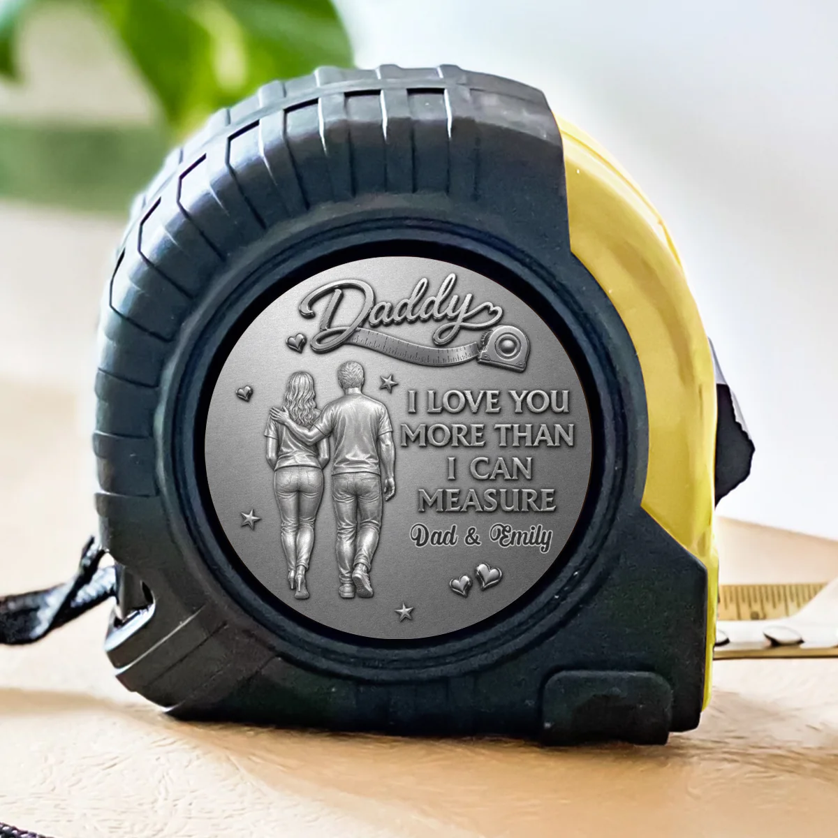 Dad Love - Personalized Custom Tape Measure - Image 5