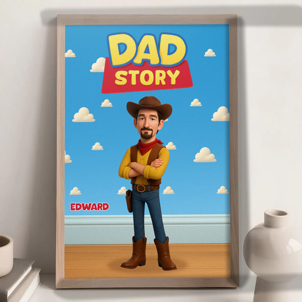 Dad Story - Personalized Custom Poster - Image 2