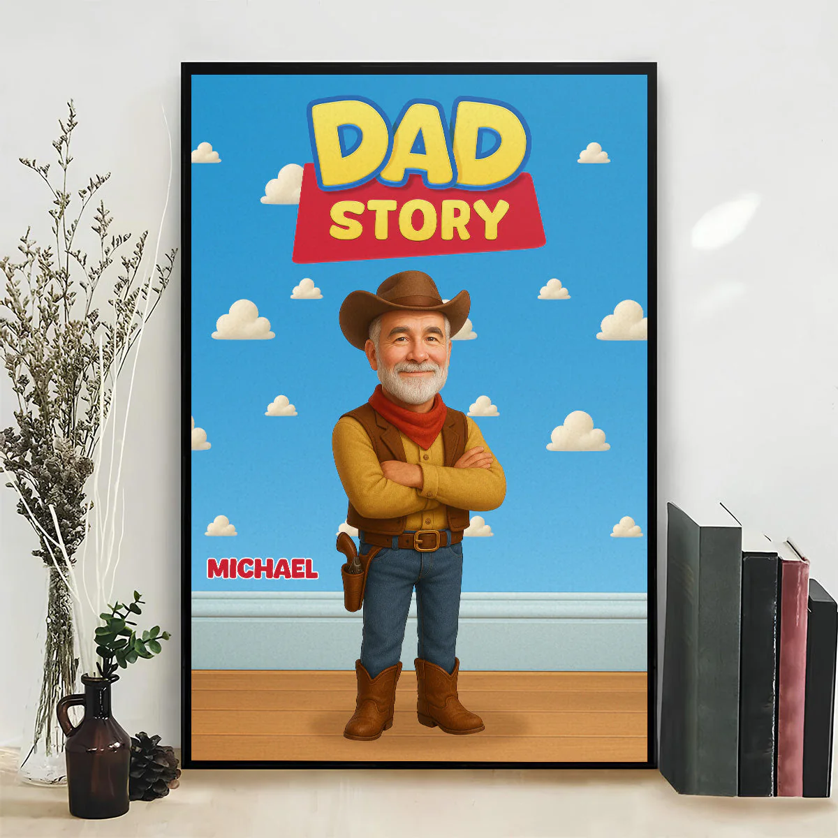 Dad Story - Personalized Custom Poster - Image 3