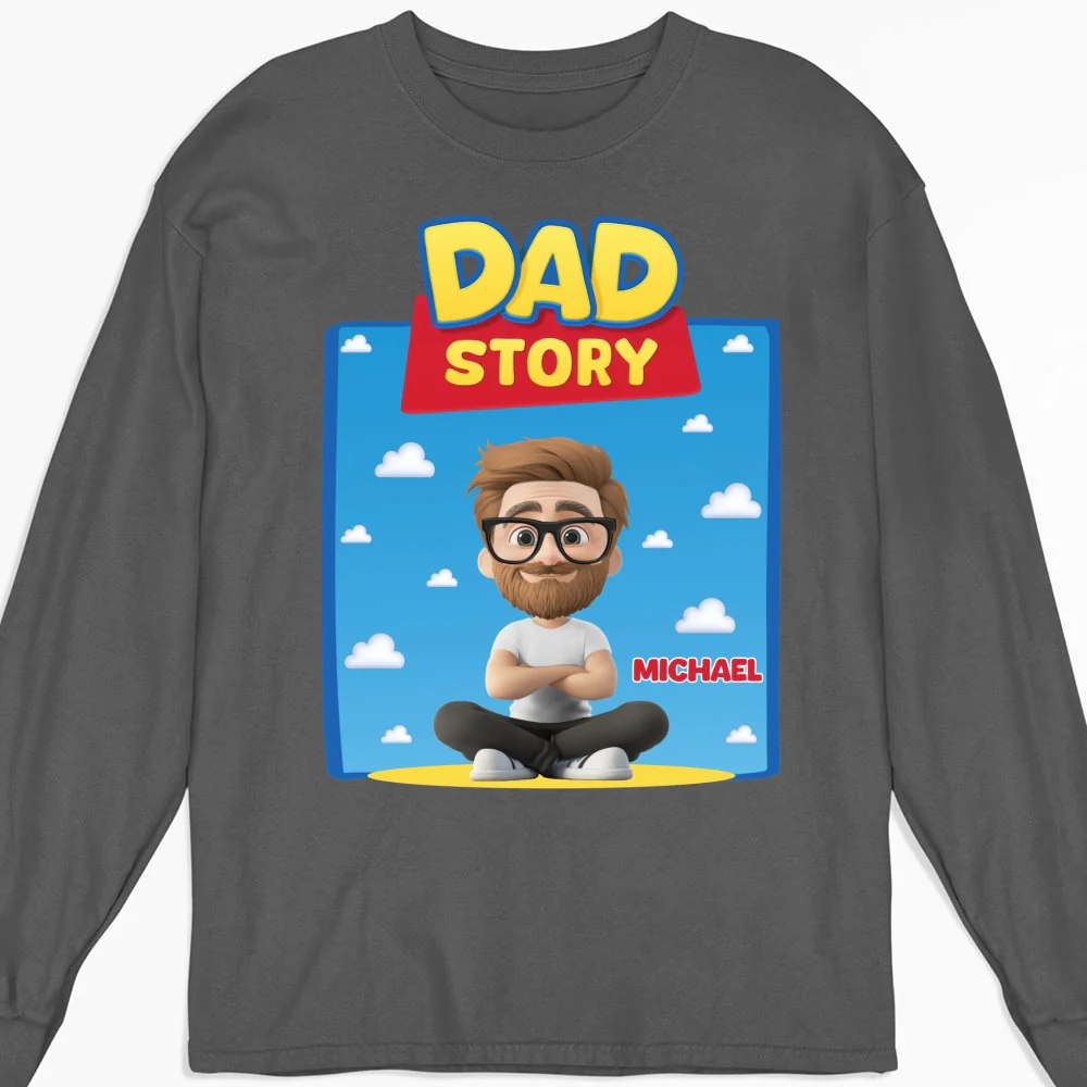Dad Story - Personalized Custom Shirt - Image 10