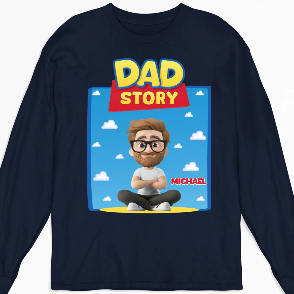Dad Story - Personalized Custom Shirt - Image 11