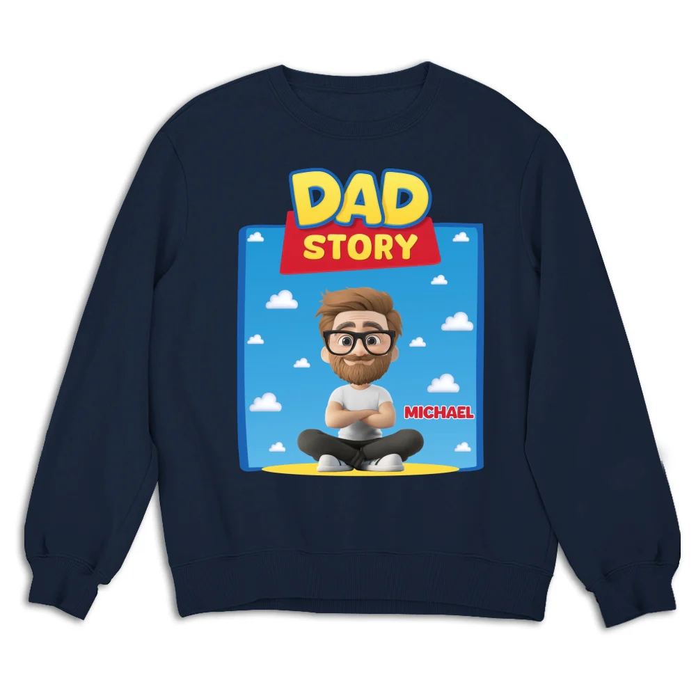 Dad Story - Personalized Custom Shirt - Image 14