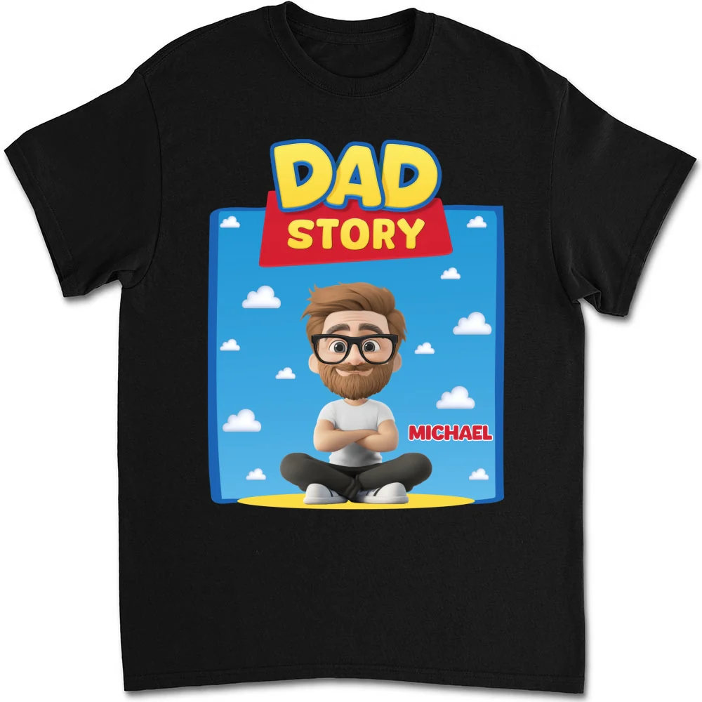 Dad Story - Personalized Custom Shirt - Image 5