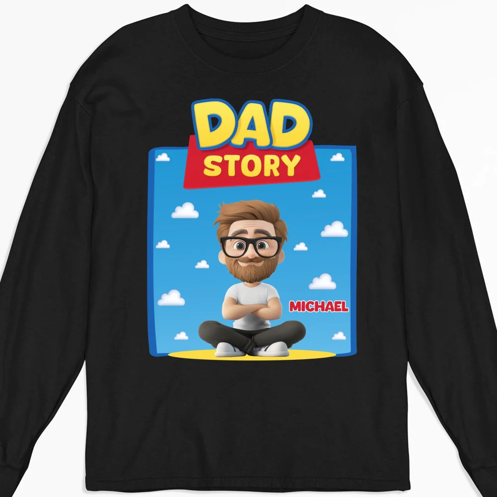 Dad Story - Personalized Custom Shirt - Image 9