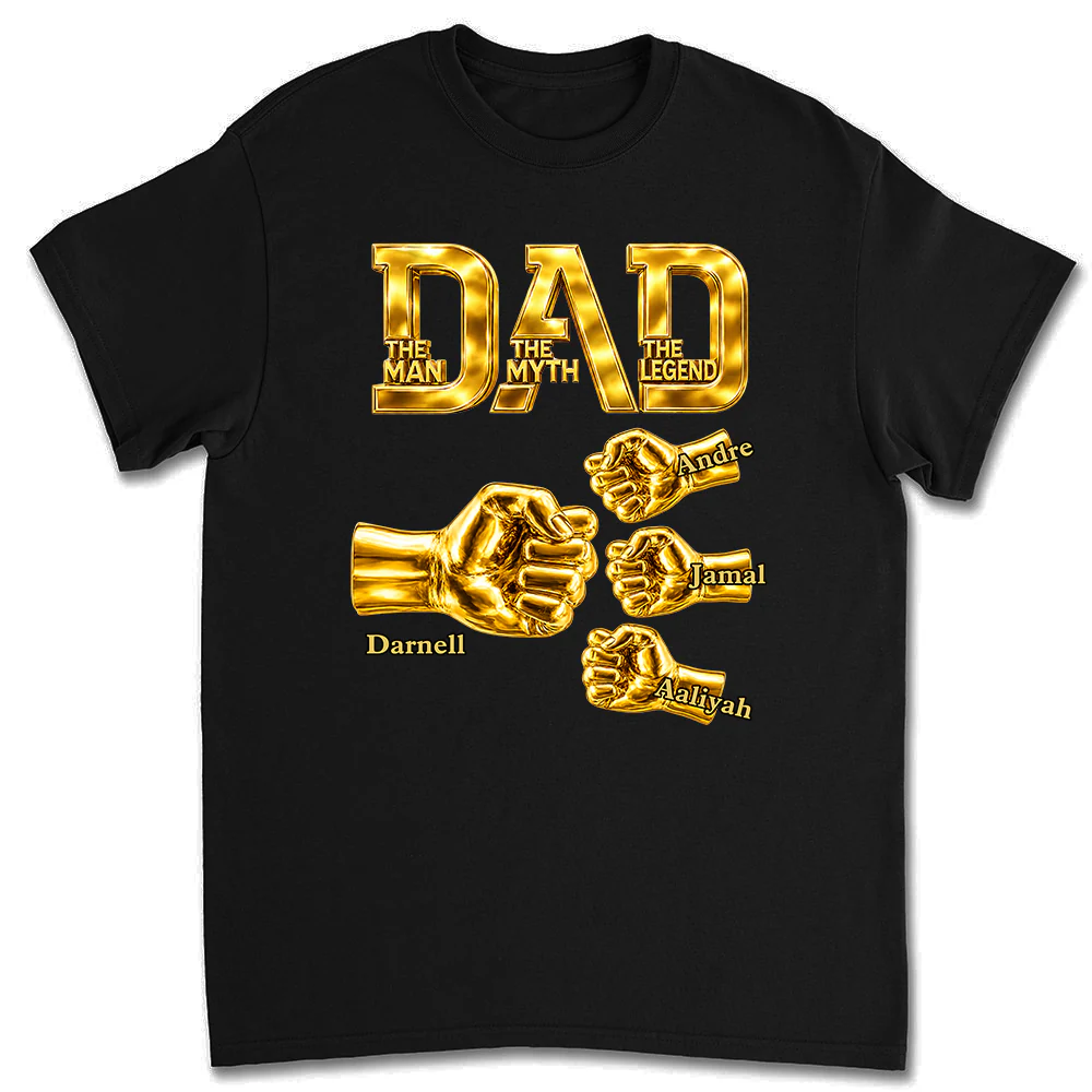 Dad The Legend - Personalized Custom Shirt
