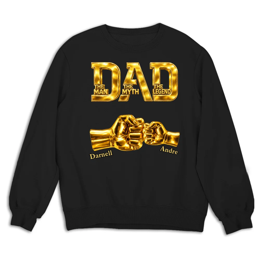 Dad The Legend - Personalized Custom Shirt - Image 13