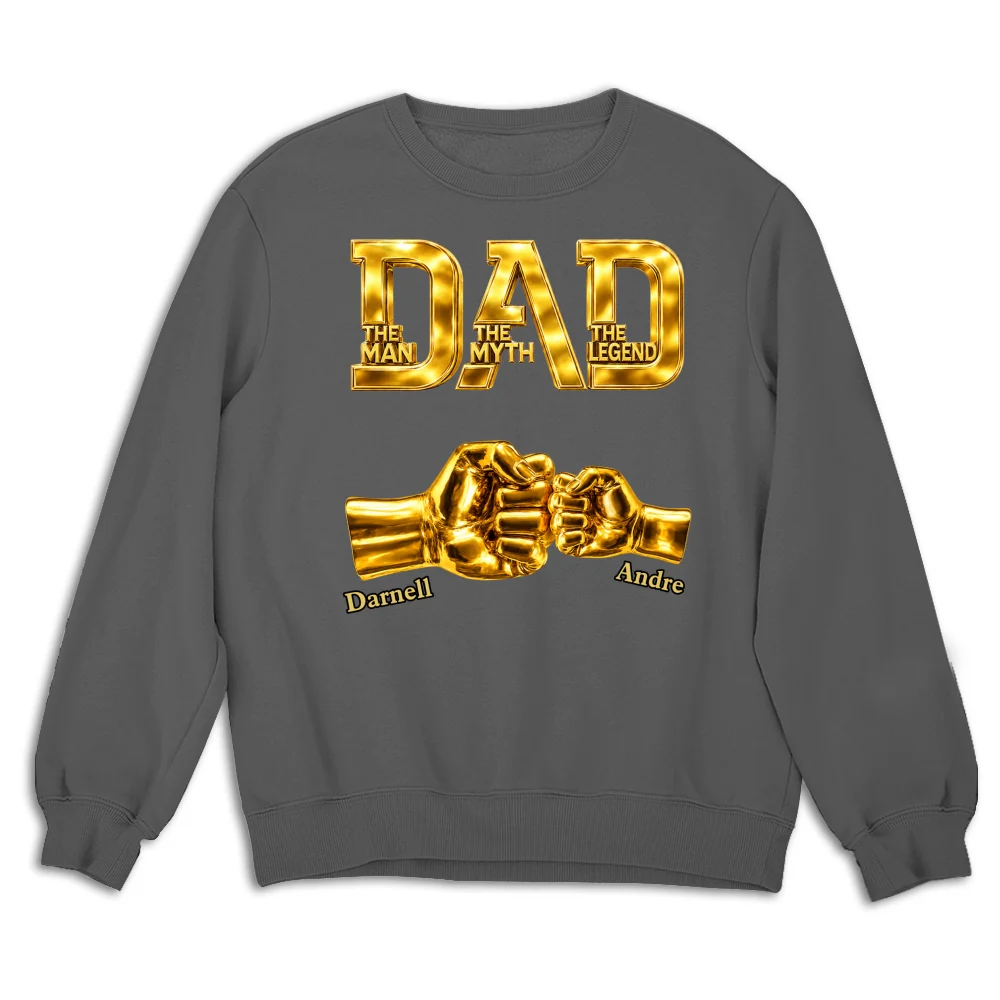 Dad The Legend - Personalized Custom Shirt - Image 14