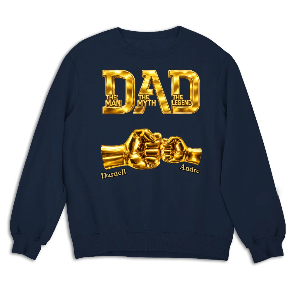 Dad The Legend - Personalized Custom Shirt - Image 15