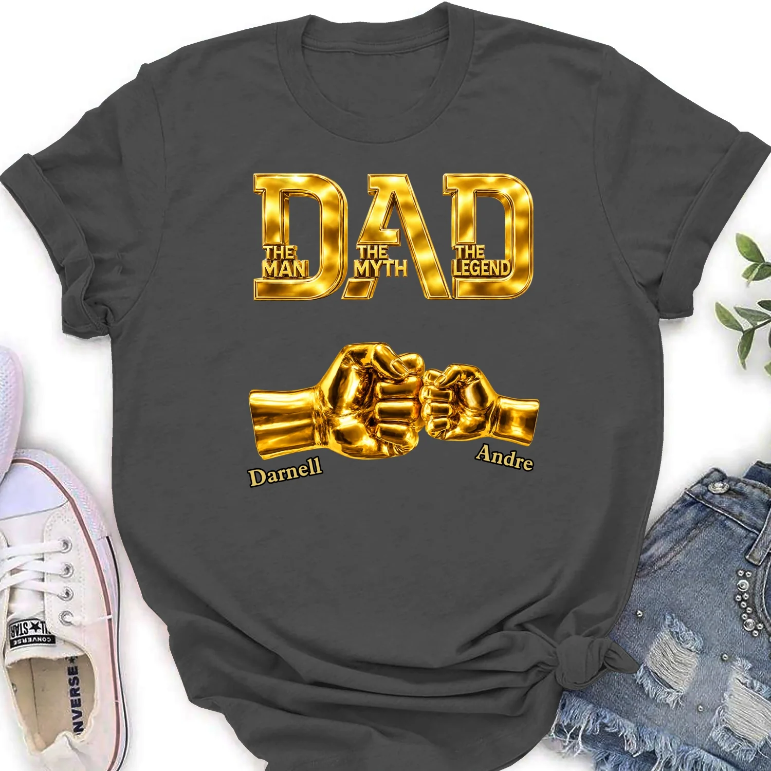 Dad The Legend - Personalized Custom Shirt - Image 17