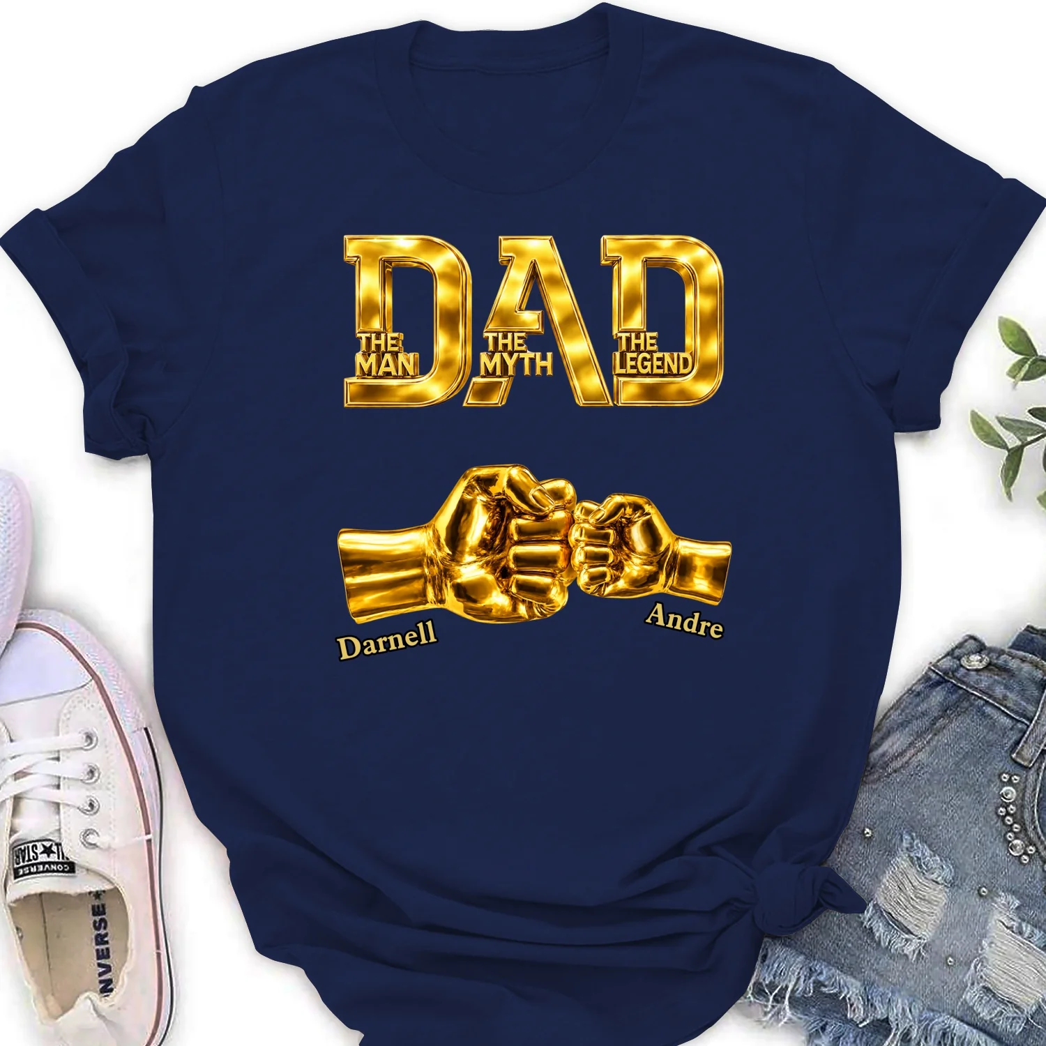 Dad The Legend - Personalized Custom Shirt - Image 18