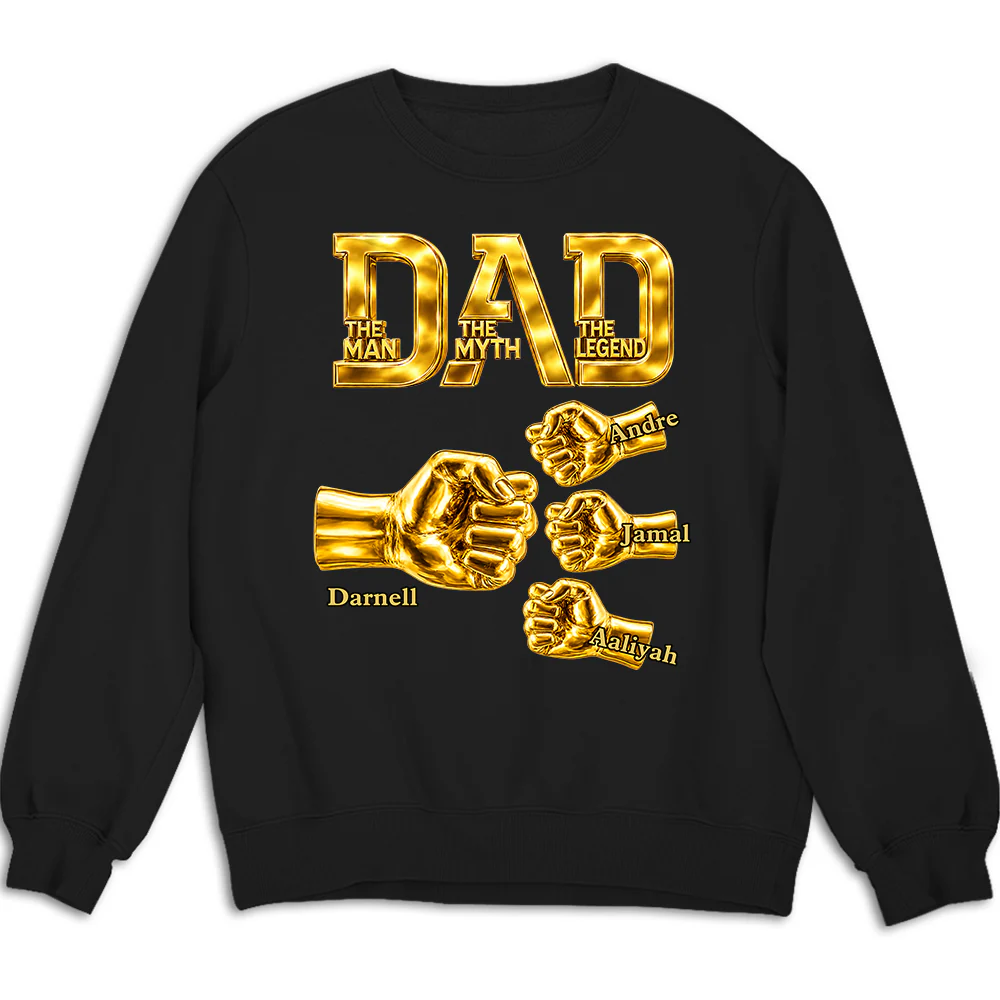 Dad The Legend - Personalized Custom Shirt - Image 2