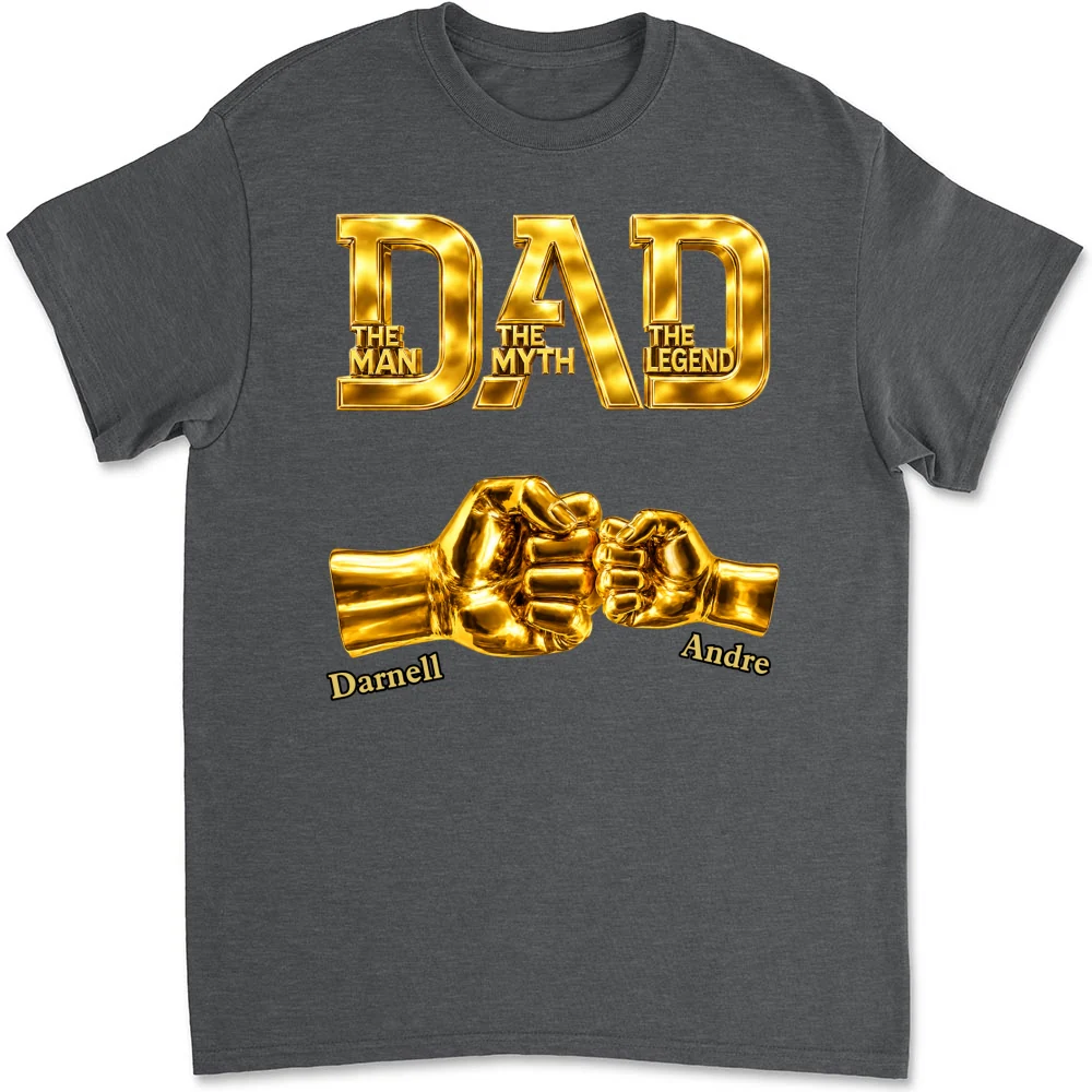 Dad The Legend - Personalized Custom Shirt - Image 7