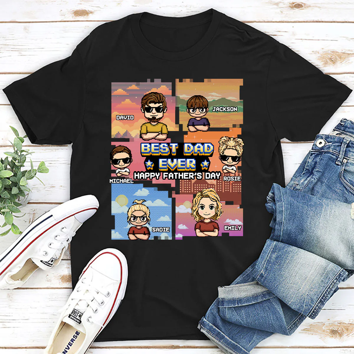 Dad Unlocked Legendary Status Achieved - Personalized Custom Shirt - Image 2
