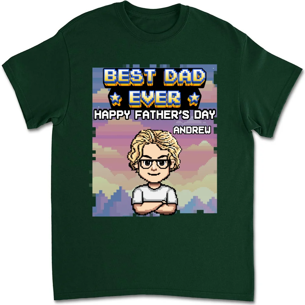 Dad Unlocked Legendary Status Achieved - Personalized Custom Shirt - Image 8