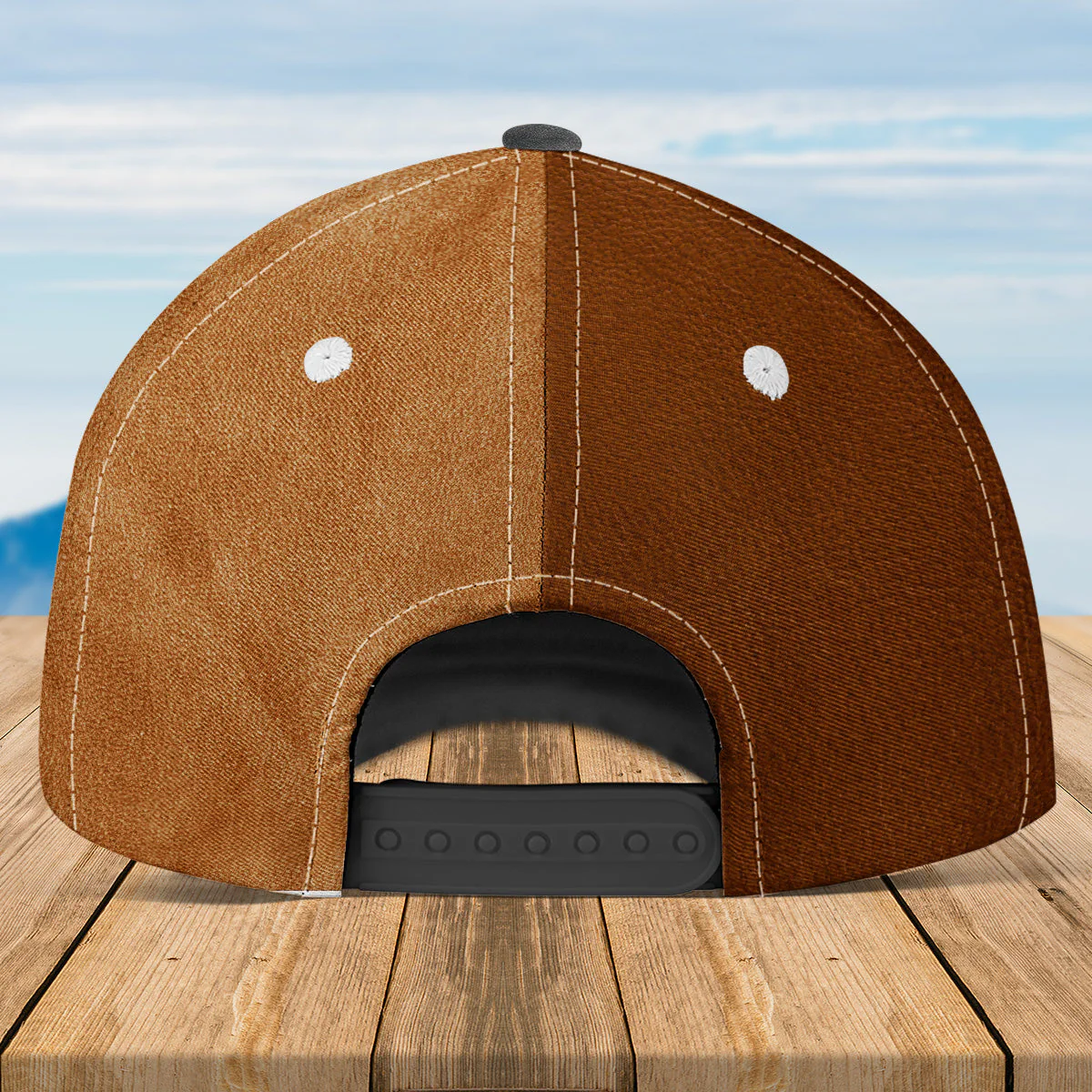 Dad We Love You - Personalized Classic Cap - Image 3