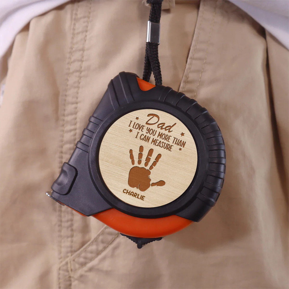 Dad We Love You - Personalized Custom Tape Measure - Image 3