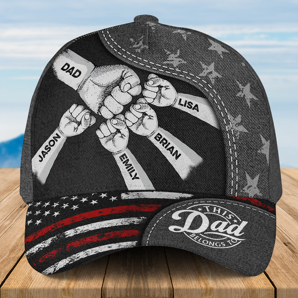 Dad You Are Our Blessing - Personalized Custom Classic Cap - Image 3