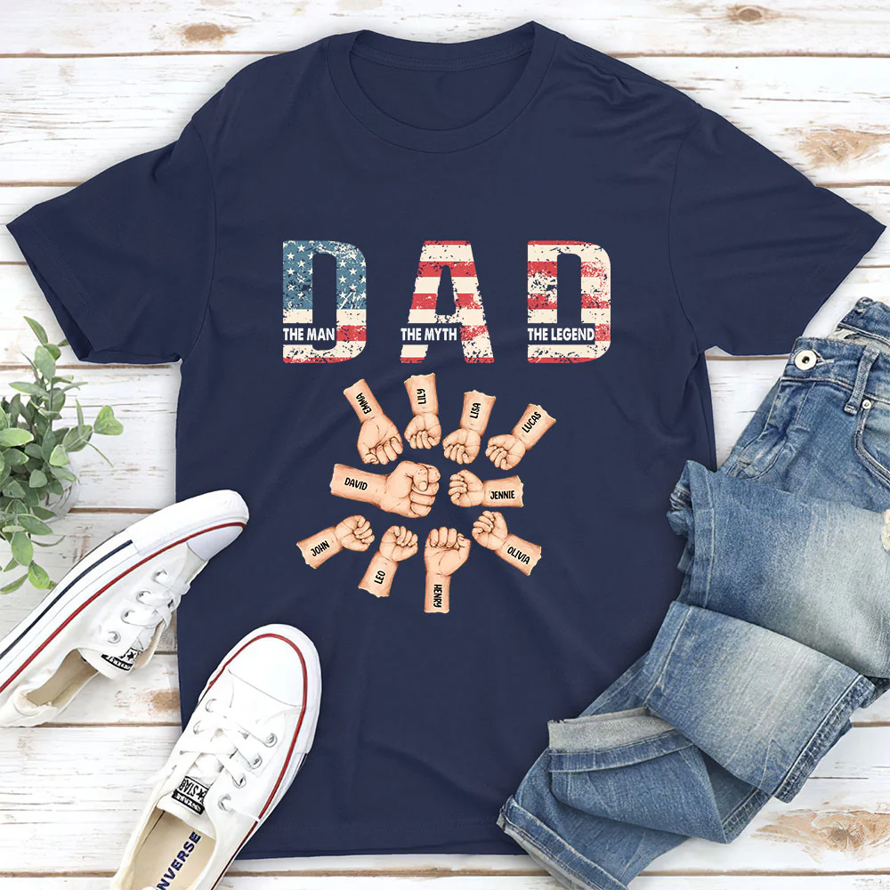Dad You Are The Legend - Personalized Custom Shirt - Image 2