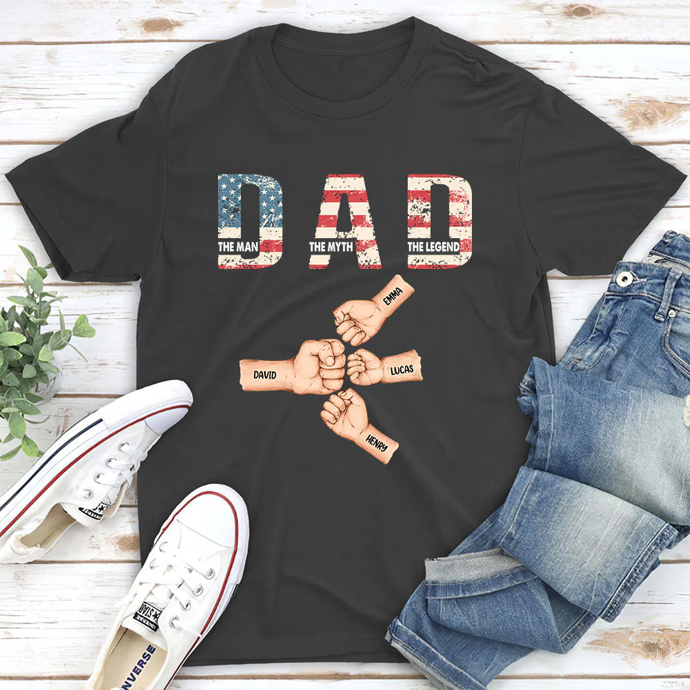 Dad You Are The Legend - Personalized Custom Shirt - Image 3
