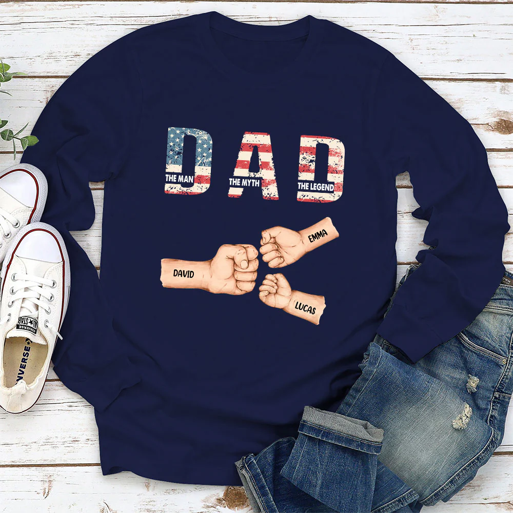 Dad You Are The Legend - Personalized Custom Shirt - Image 5
