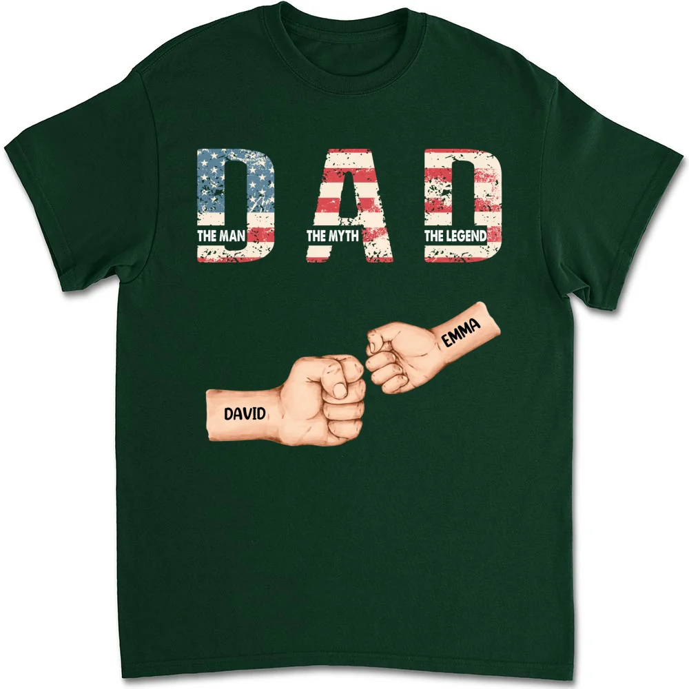 Dad You Are The Legend - Personalized Custom Shirt - Image 8