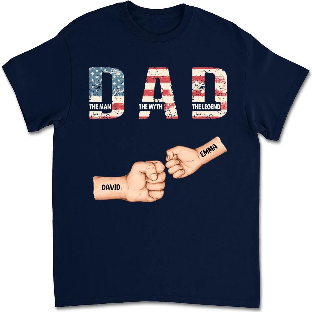 Dad You Are The Legend - Personalized Custom Shirt - Image 9