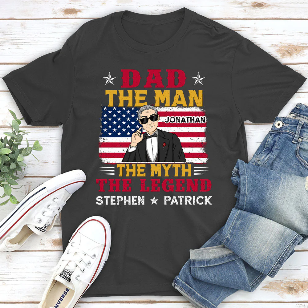 Dad You Are The Legend - Personalized Custom Shirt - Image 3