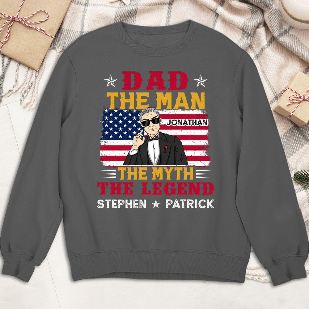 Dad You Are The Legend - Personalized Custom Shirt - Image 4