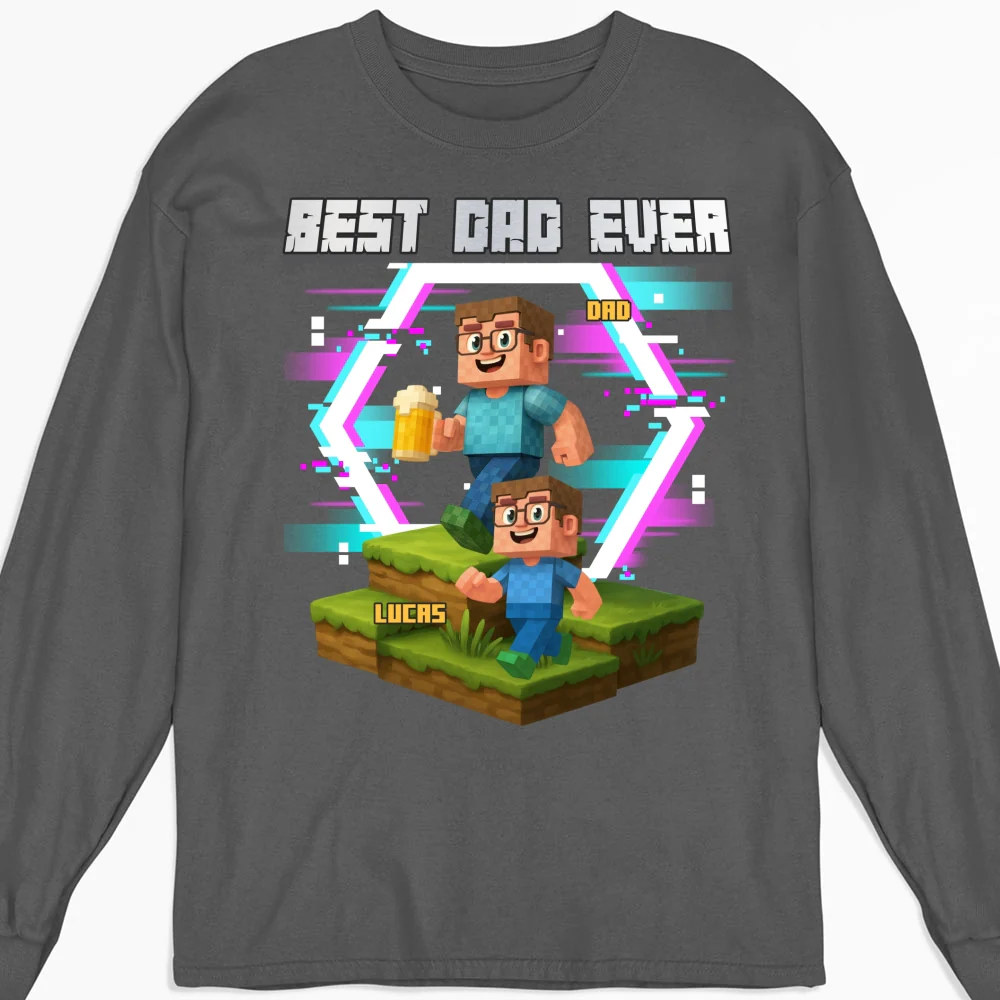 Daddy And Kids - Personalized Custom Shirt - Image 10