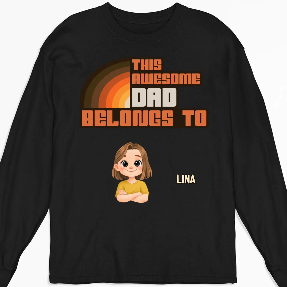 Daddy And The Kids - Personalized Custom Shirt - Image 10