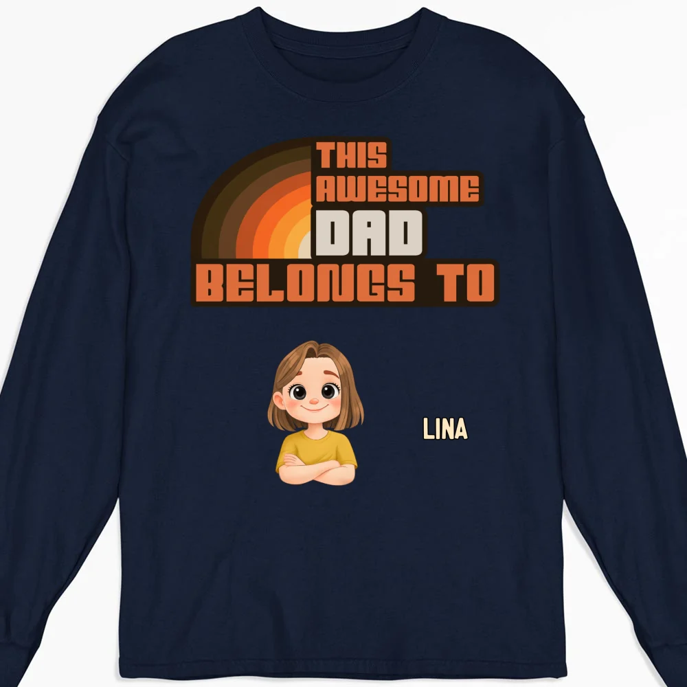 Daddy And The Kids - Personalized Custom Shirt - Image 12