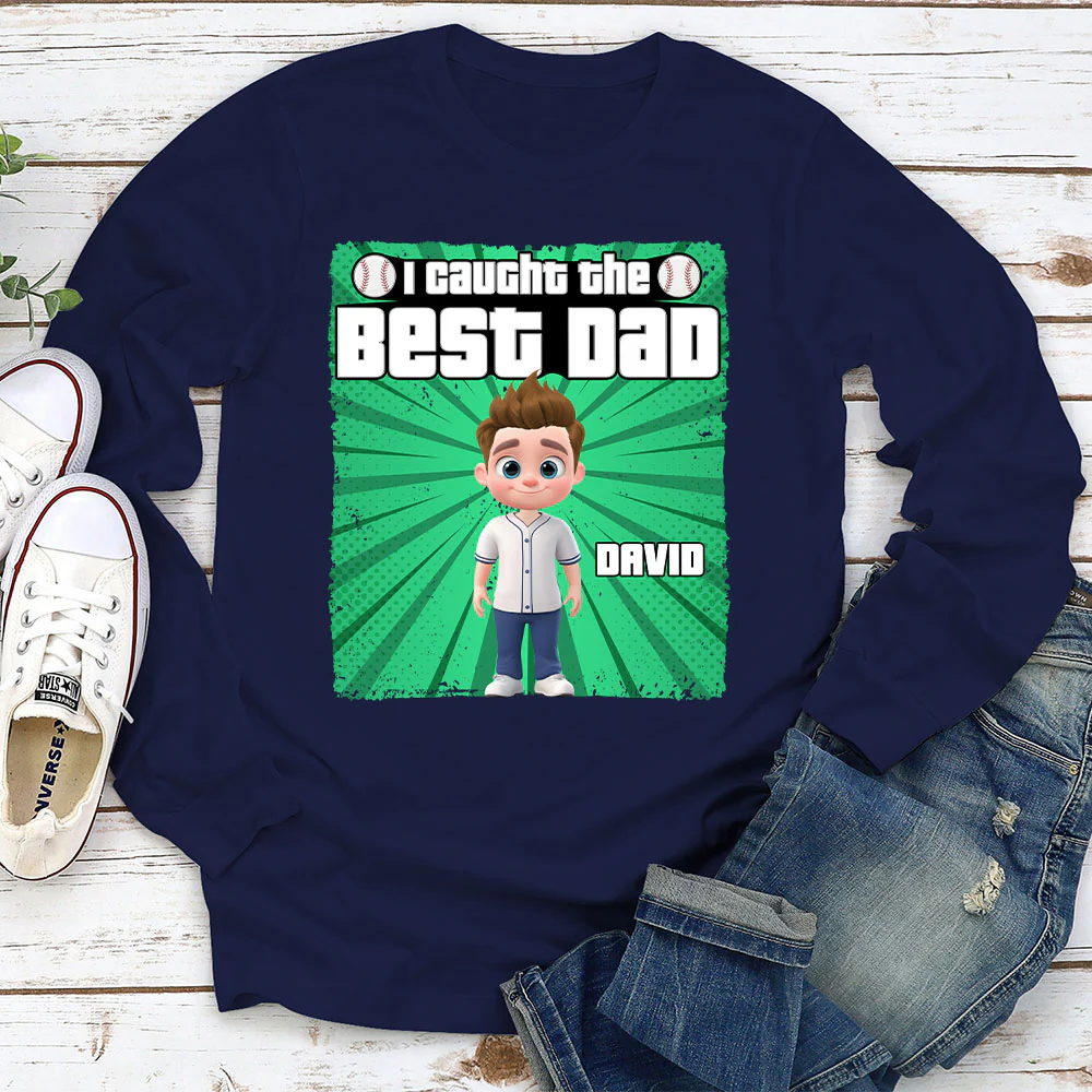 Daddy Baseball Buddy - Personalized Custom Shirt - Image 3