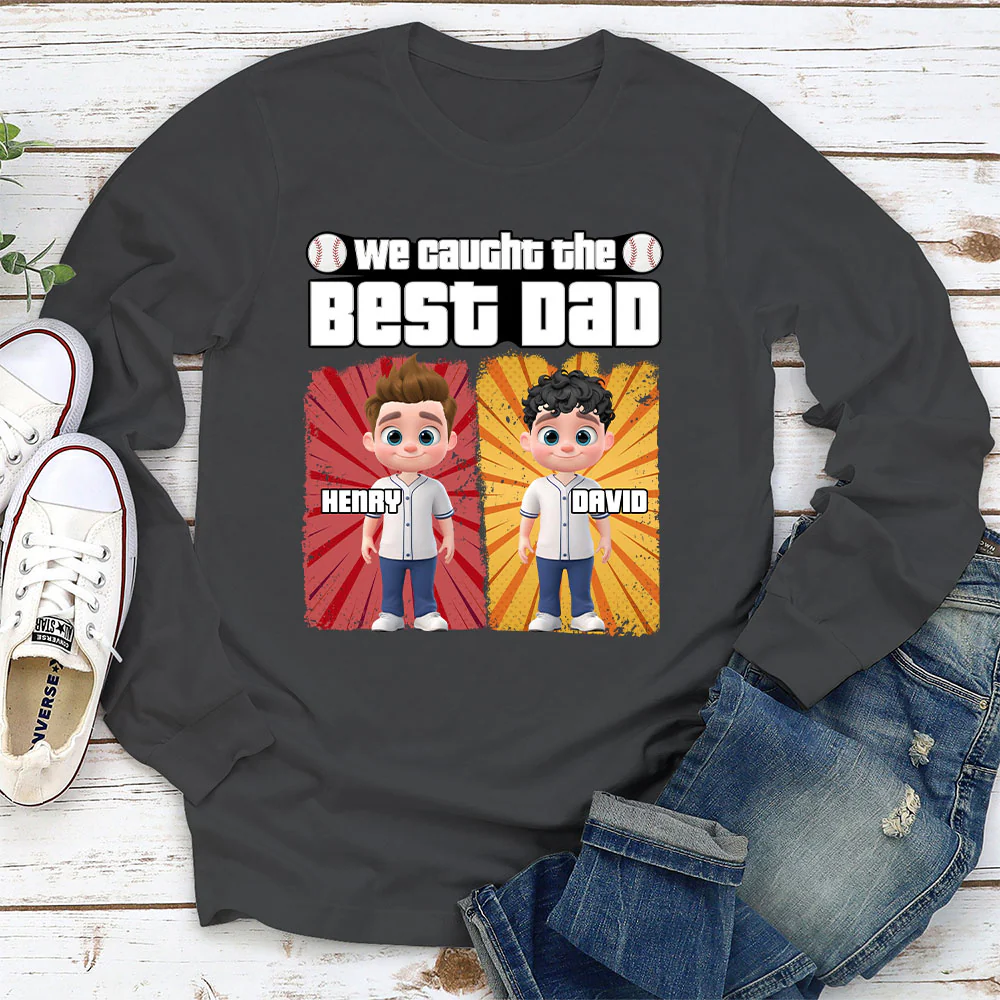 Daddy Baseball Buddy - Personalized Custom Shirt - Image 4
