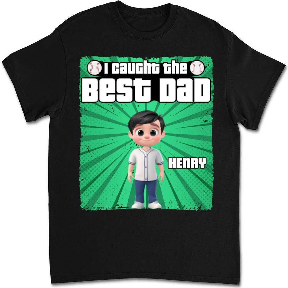 Daddy Baseball Buddy - Personalized Custom Shirt - Image 5
