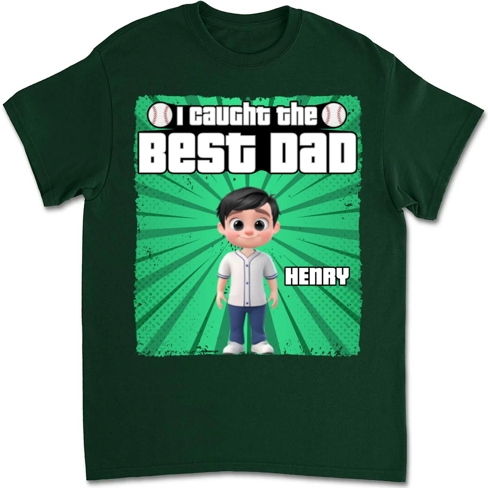 Daddy Baseball Buddy - Personalized Custom Shirt - Image 7
