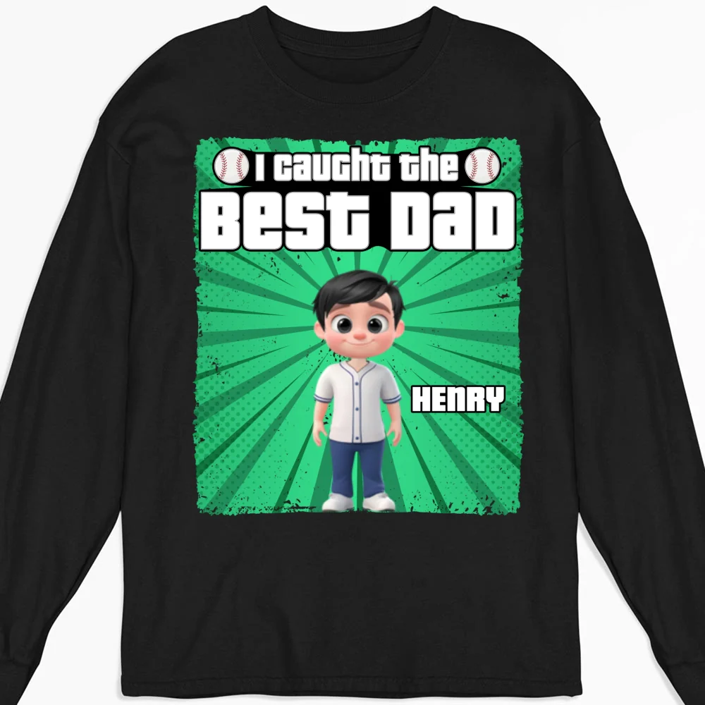 Daddy Baseball Buddy - Personalized Custom Shirt - Image 9