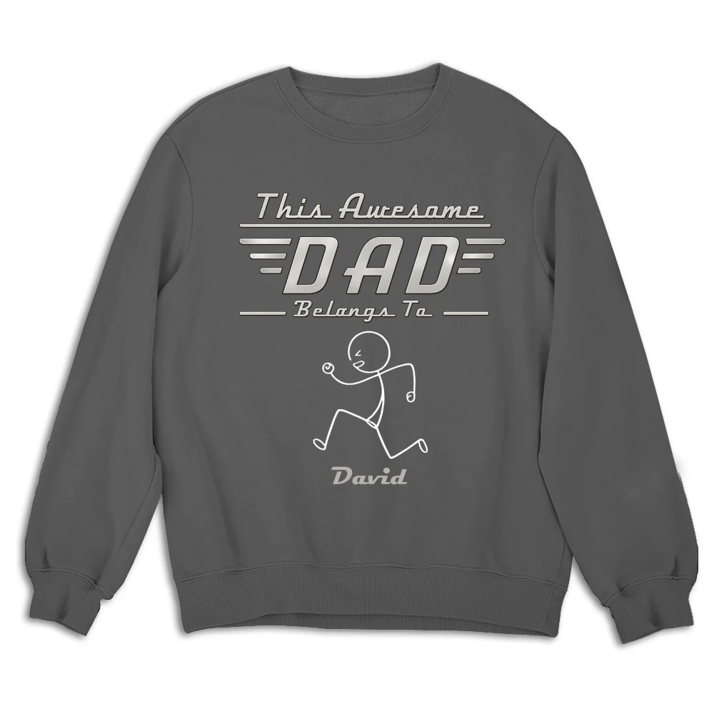 Daddy Belongs To - Personalized Custom Shirt - Image 15