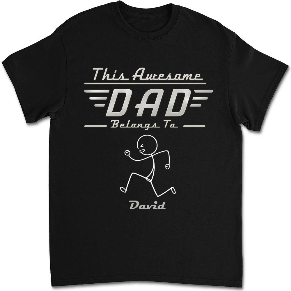 Daddy Belongs To - Personalized Custom Shirt - Image 7