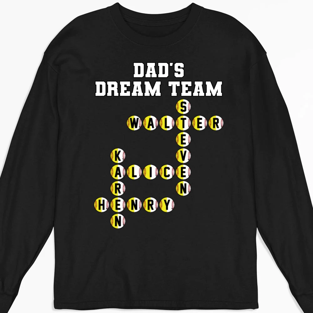 Daddy Dream Team - Personalized Custom Shirt - Image 10
