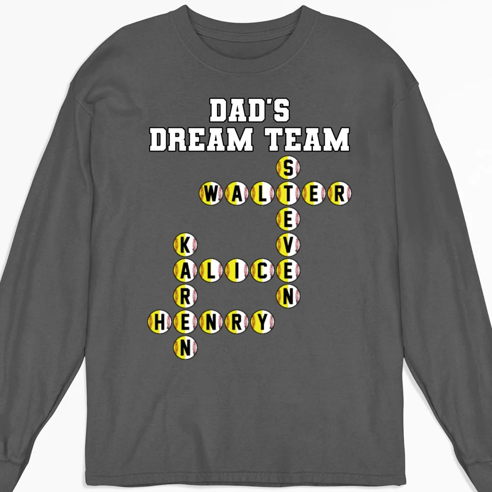 Daddy Dream Team - Personalized Custom Shirt - Image 11