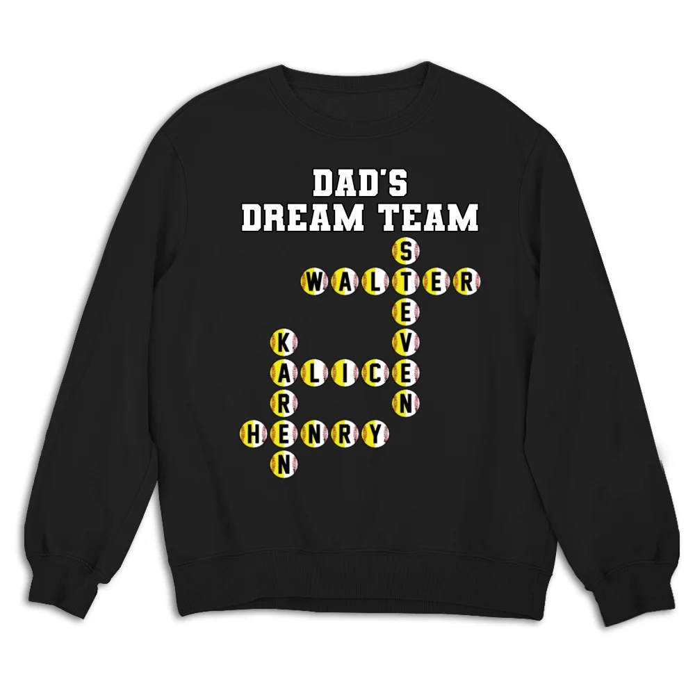 Daddy Dream Team - Personalized Custom Shirt - Image 13