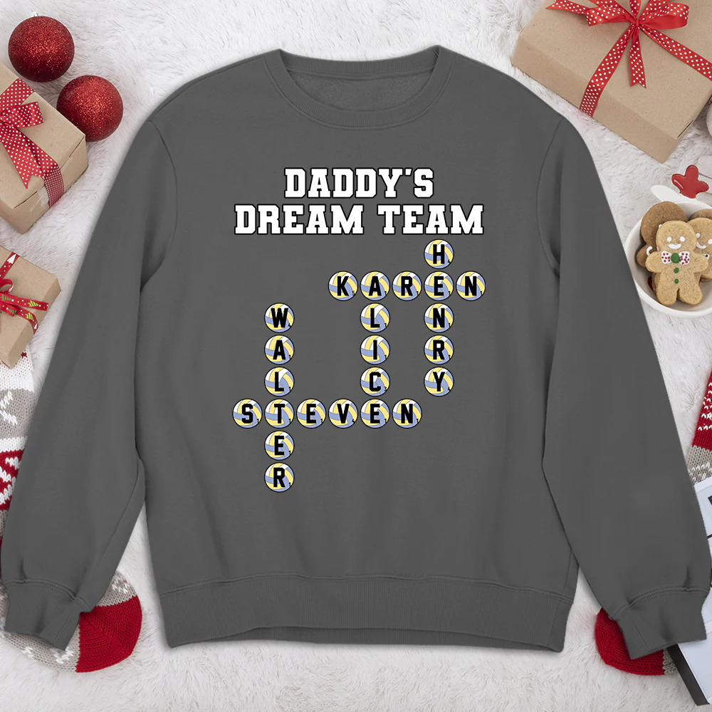 Daddy Dream Team - Personalized Custom Shirt - Image 5