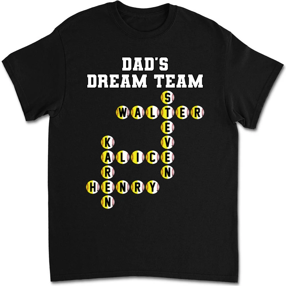 Daddy Dream Team - Personalized Custom Shirt - Image 6