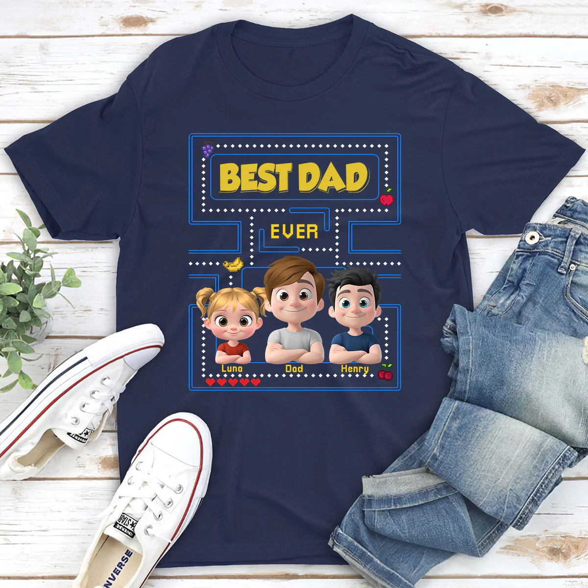 Daddy Gaming - Personalized Custom Shirt - Image 3