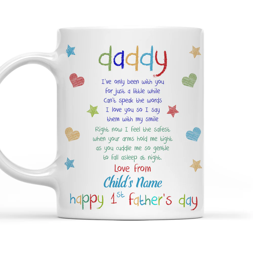 Daddy Hold Me - Personalized Custom Coffee Mug - Image 7