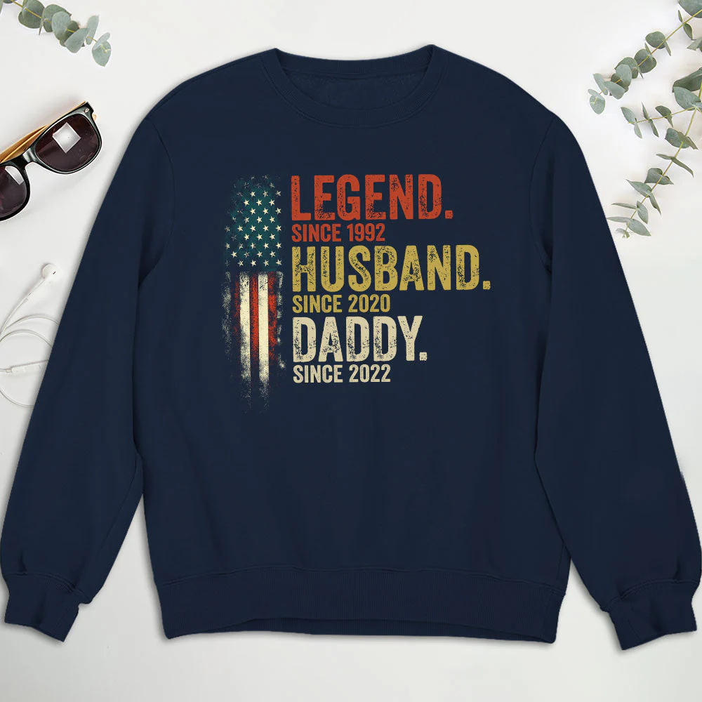 Daddy Is A Legend Version 2  - Personalized Custom Shirt - Image 5