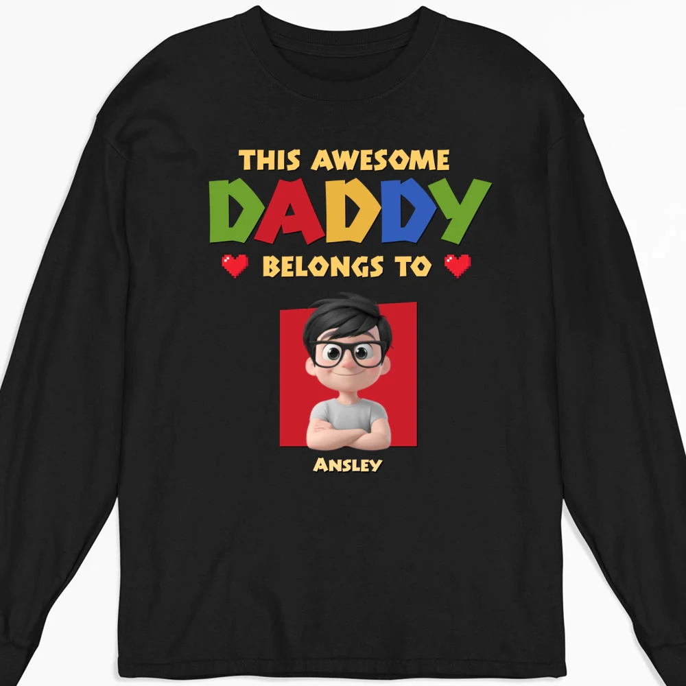Daddy Is The Best - Personalized Custom Shirt - Image 10