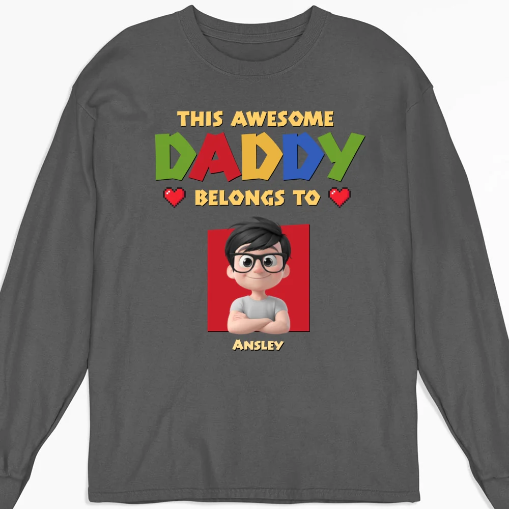 Daddy Is The Best - Personalized Custom Shirt - Image 11