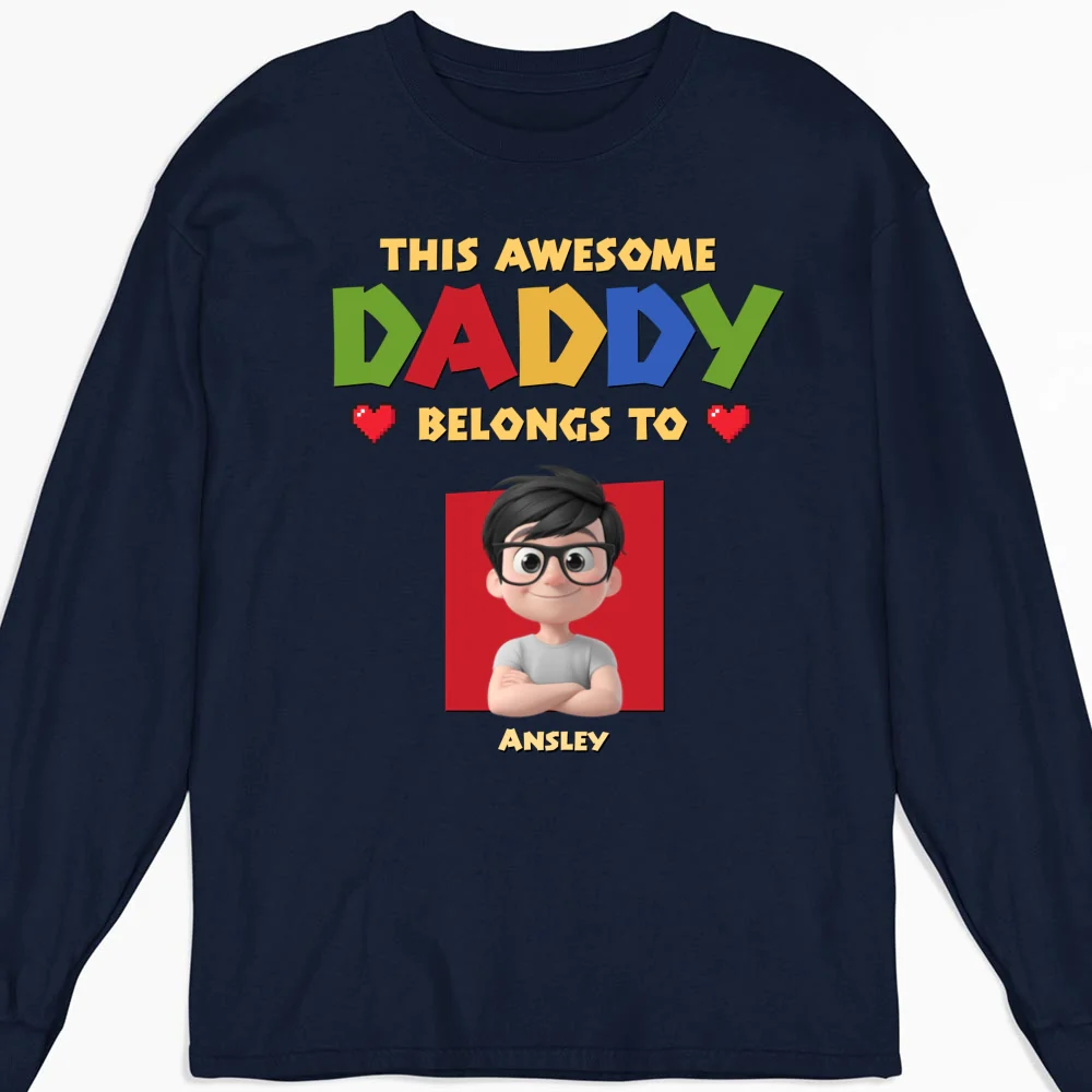 Daddy Is The Best - Personalized Custom Shirt - Image 12